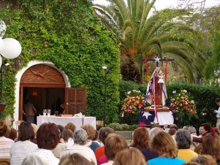La Virgen del Carmen Misionera visita el Santuario de Nuestra Señora de Schoenstatt en Agua Santa, Viña del Mar; el 18 de octubre de 2010